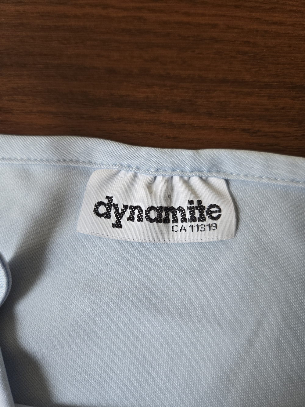 Vintage Dynamite Light Blue Tank Top - Picture 7 of 8